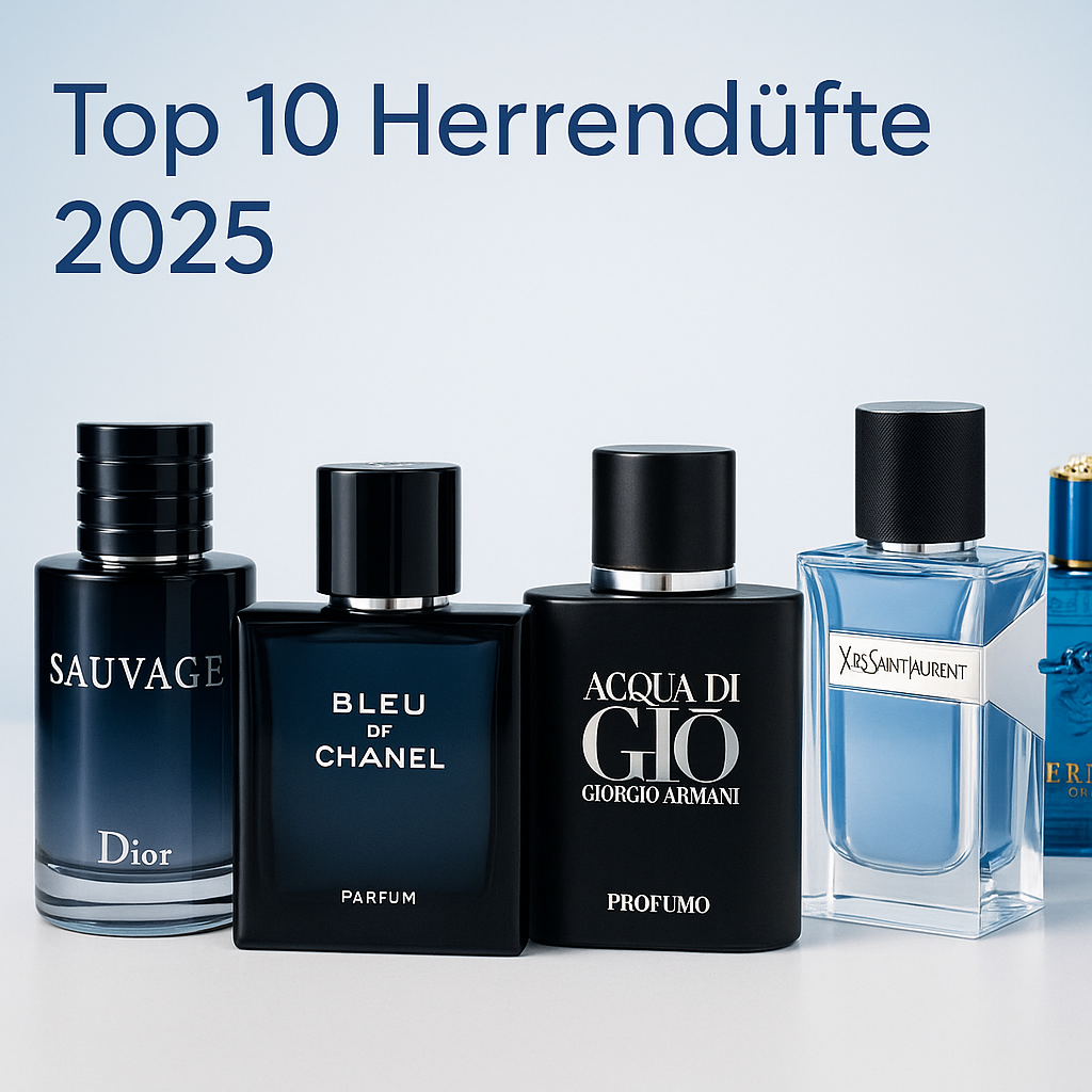 Top 10 Herrendüfte 2025 – Die beliebtesten Parfums für Männer
