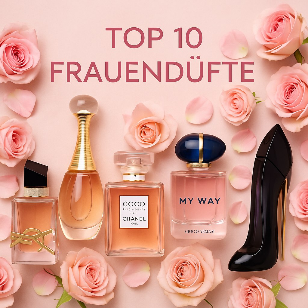 Top 10 Damendüfte 2025 – Die beliebtesten Parfums für Frauen